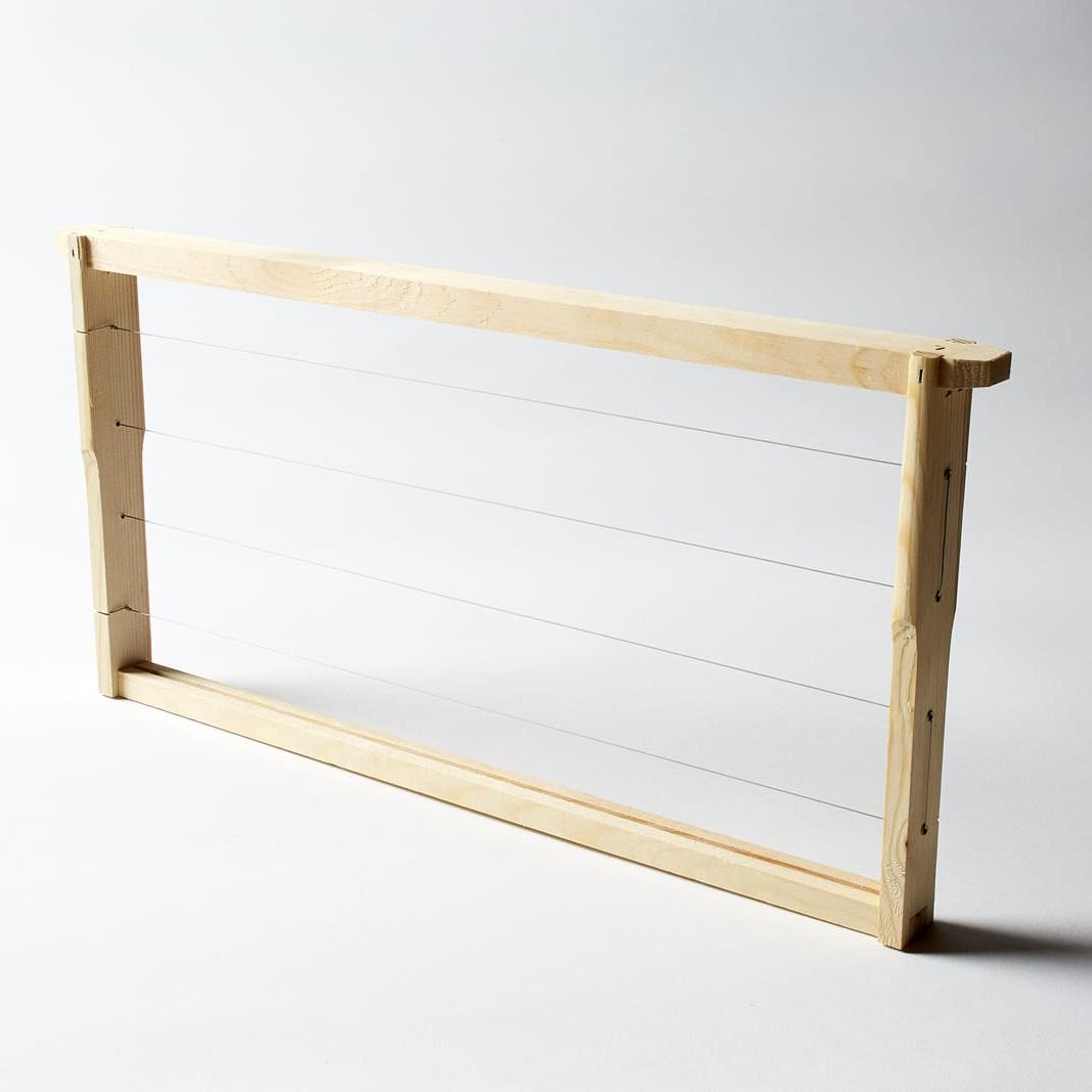 Full-depth, wired, timber frame