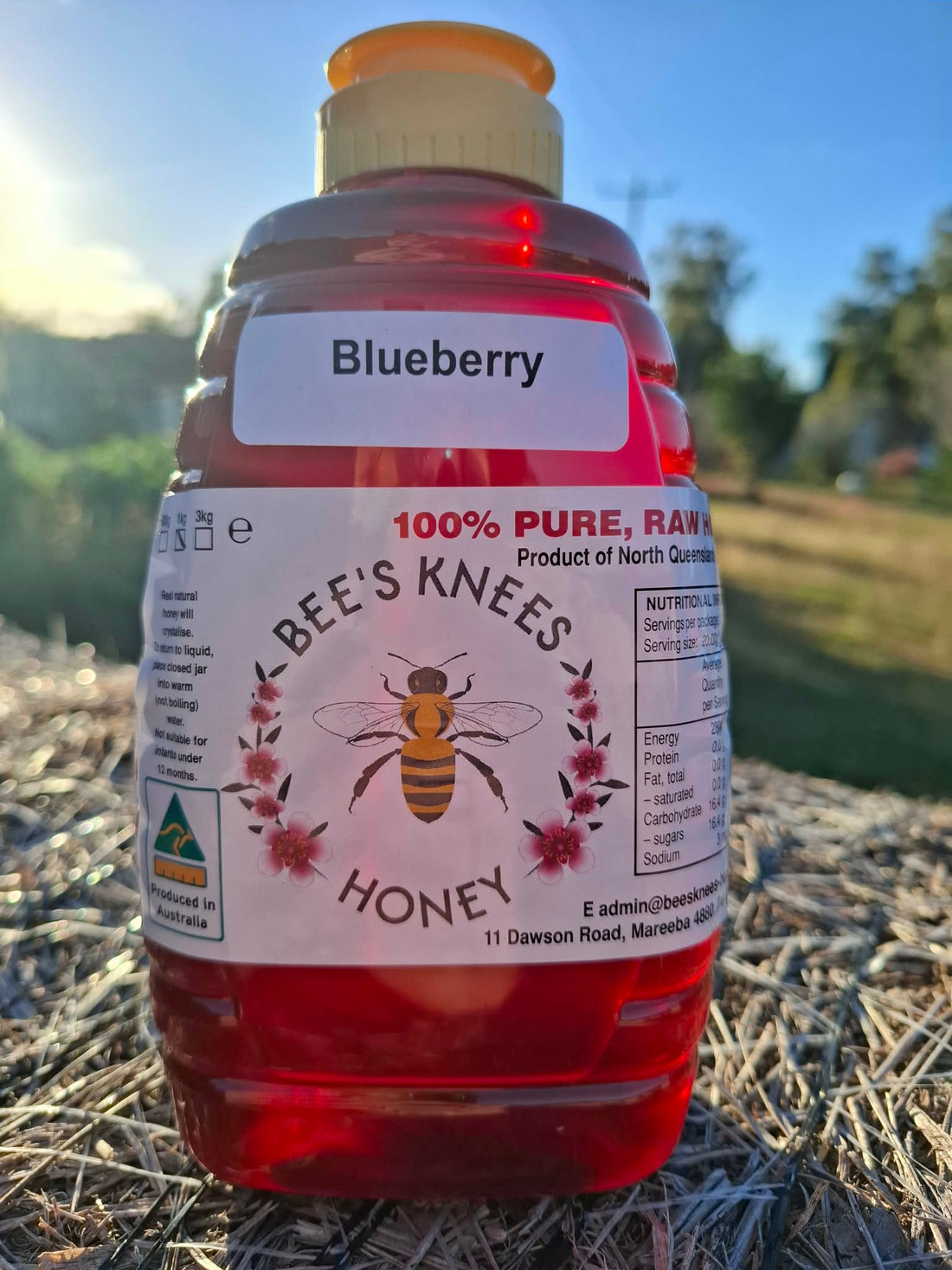 1kg Honey Squeeze Bottle – Raw Australian Honey