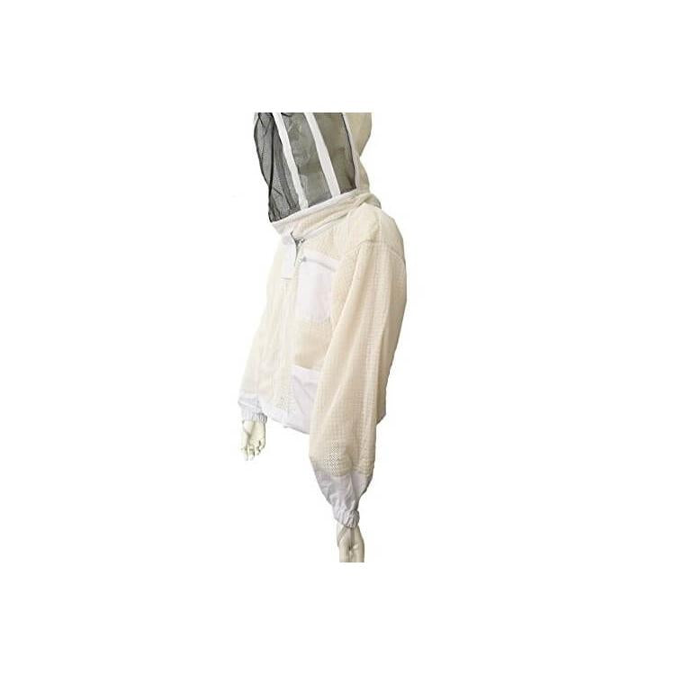 3-Layer ventilated bee-keeping jacket with veil