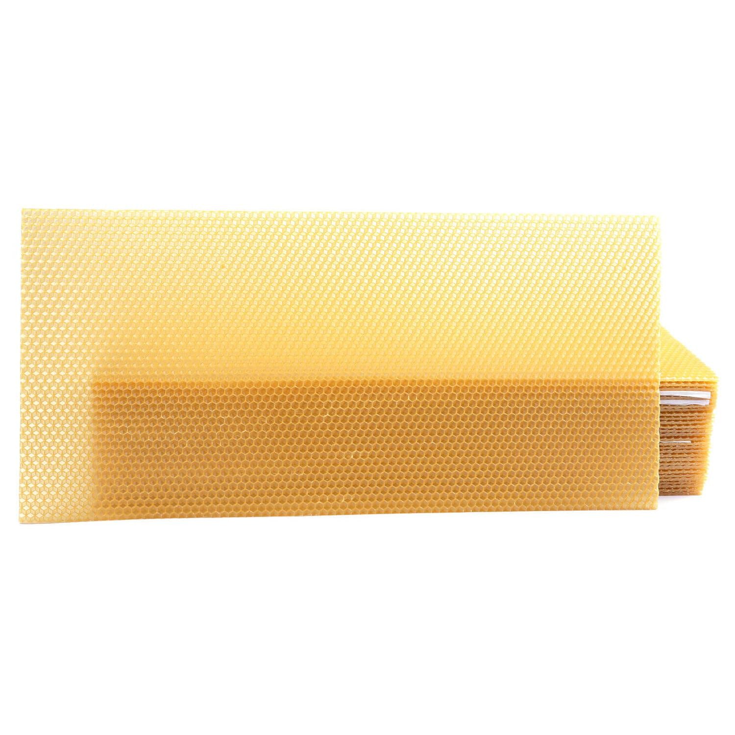Full-depth wax foundation sheets
