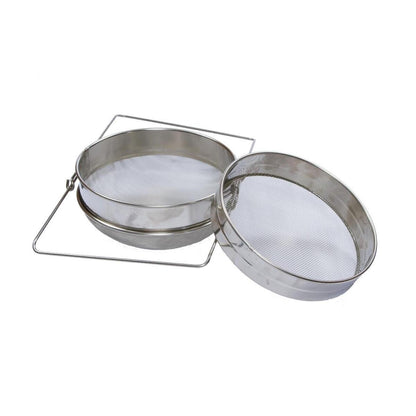 Stainless steel double strainer