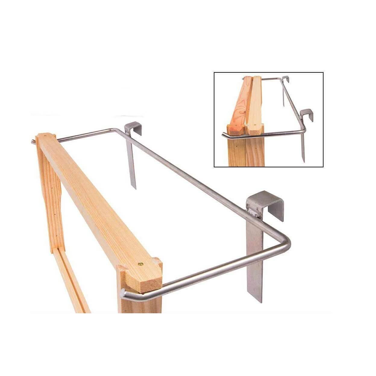Stainless steel frame perch